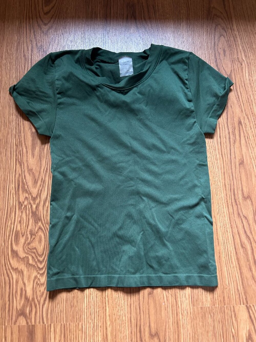 Aritzia TNA Forest Green Seamless T-shirt